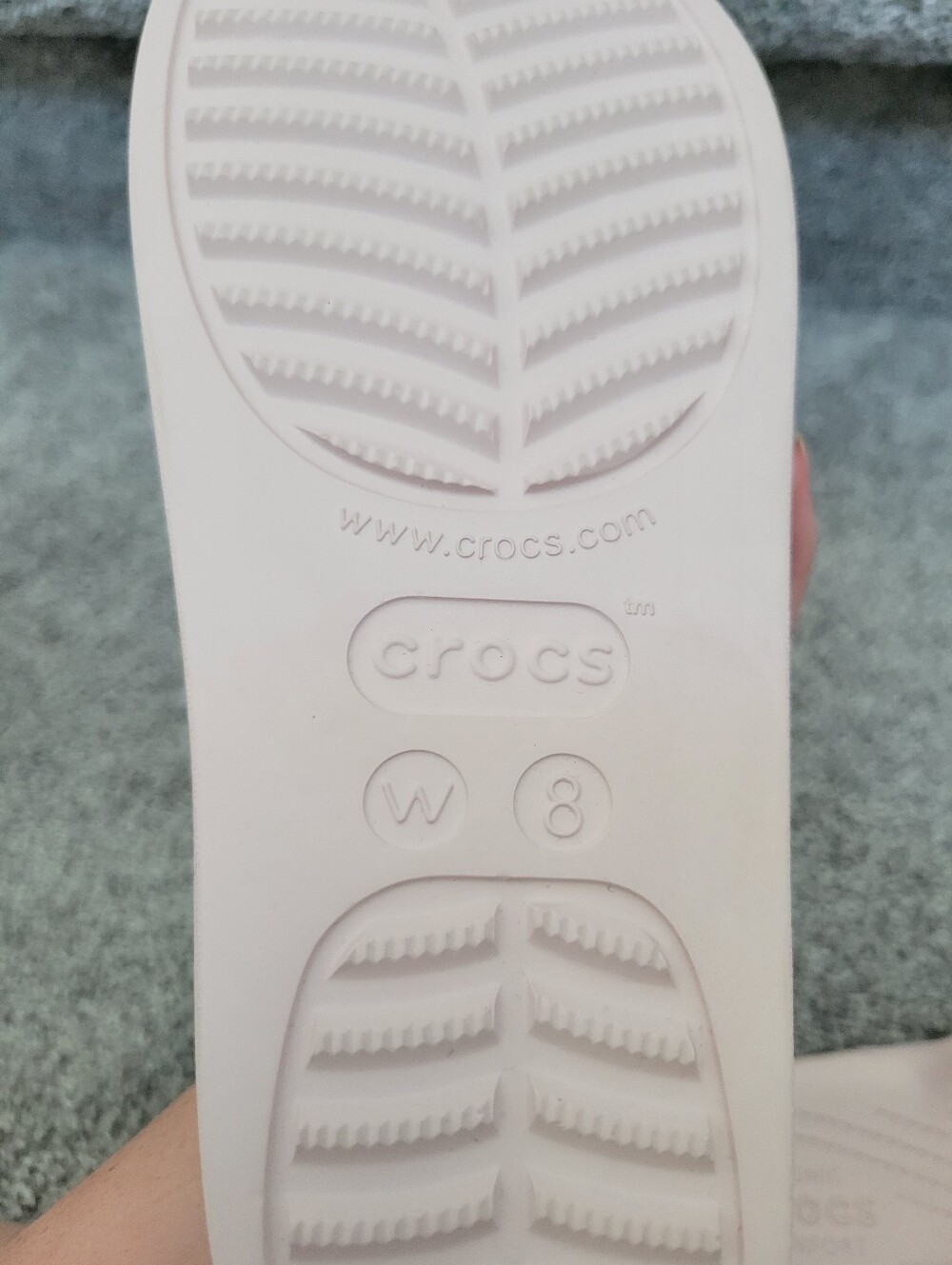 New CROCS Baya Platform Sandals Size 8 - Picture 5 of 5